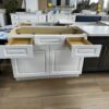 Weixin Image_20250623104117 36" White Shaker Single Sink Bathroom Vanity Base Cabinet