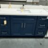 Weixin Screenshot_20250225151525 48" Navy Blue Shaker Single Sink Bathroom Vanity Base Cabinet