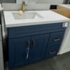 Weixin Screenshot_20250225151649 36" Dark Navy Shaker Single Sink Bathroom Vanity Base Cabinet