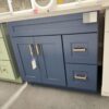 Weixin Screenshot_20250302175313 36" Dark Navy Shaker Single Sink Bathroom Vanity Base Cabinet