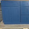 Weixin Screenshot_20250511150822 36" Navy Blue Shaker Single Sink Bathroom Vanity Base Cabinet