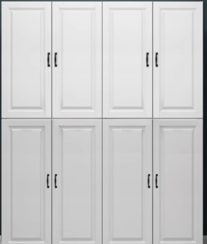 All-in-One White Shaker Pantry Cabinet for Food & Linen Storage