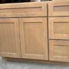 36 Inch Light Oak Shaker Single Sink Bathroom Vanity Base Cabinet Only