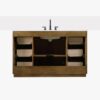 1 Transitional Light Oak Single Sink Vanity with Full Soft-Close Hardware & Solid Wood Drawer Boxes