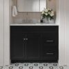Contemporary Freestanding Single Vanity Cabinet Soft Close Drawers & Storage Cabinet