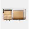 Minimalist White Wood Bathroom Vanity with Full Soft-Close Hardware & Solid Pine Drawer Boxes