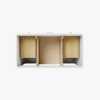10 Clean White Shaker Vanity Base Cabinet with Full Soft-Close Storage for Coastal & Farmhouse Bath Renovation