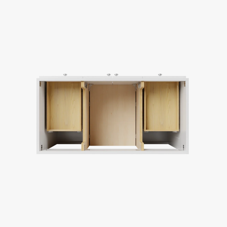 10 Clean White Shaker Vanity Base Cabinet with Full Soft-Close Storage for Coastal & Farmhouse Bath Renovation
