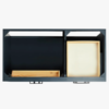 Modern Navy Solid Wood Vanity Base with Dovetail Drawers for Bathroom Remodel