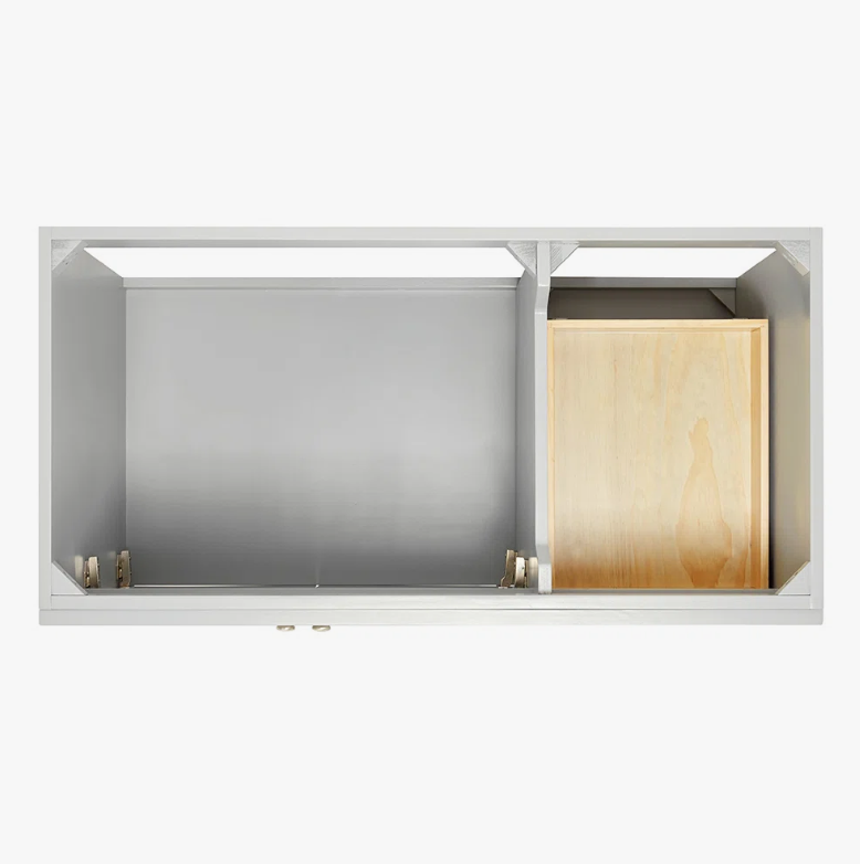 Transitional Shaker Bathroom Vanity with Soft Close Drawers & Spacious Cabinet Storage
