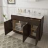 Freestanding Recessed Panel Vanity Base for Custom Sink Countertop