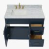 Transitional Shaker Bathroom Vanity with Soft Close Drawers & Large Cabinet Storage