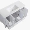 Classic Farmhouse White Bathroom Vanity with Ample Storage for Master Bath Remodel
