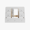 2 Clean White Shaker Vanity Base Cabinet with Full Soft-Close Storage for Coastal & Farmhouse Bath Renovation