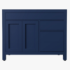 3 Classic Navy Shaker Vanity Base with Dovetail Drawers for Farmhouse & Transitional Bath Remodel