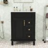 3 Classic Dark Green Bathroom Vanity Soft Close Drawers Multi Compartment Storage Cabinet