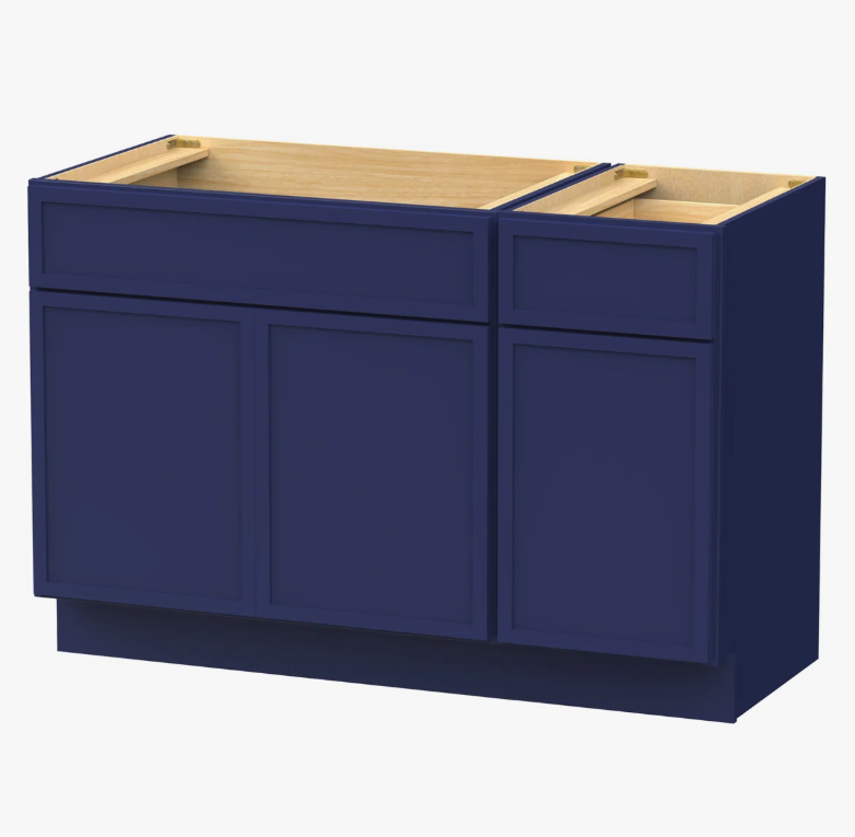 4 Freestanding Recessed Panel Vanity Base for Custom Sink Countertop