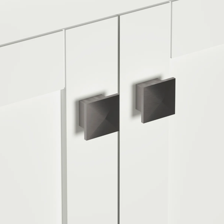 Minimalist White Bathroom Vanity with Double Soft-Close Doors & Large Storage Drawer