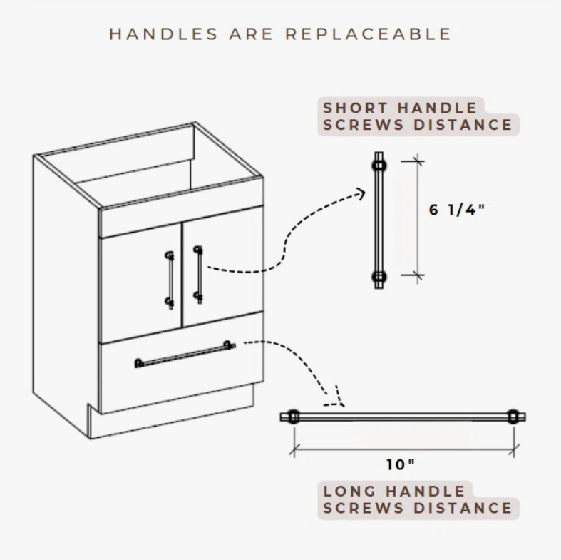 Minimalist Gloss White Bathroom Vanity with Separate Storage Zones & Full Soft-Close System