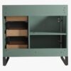 Contemporary Green Bathroom Vanity with Full Soft-Close Hardware & Adjustable Interior Shelf