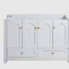Classic Farmhouse White Bathroom Vanity with Ample Storage for Master Bath Remodel