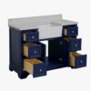5 Elegant Navy Farmhouse Vanity with Ample Storage for Modern & Classic Bathroom Remodel