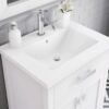 5 Timeless White Shaker Bathroom Vanity with Soft-Close Drawer & Double Storage Doors