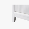 Contemporary Reeded Wood Bathroom Vanity with Split Storage Layout & Full Anti-Slam Soft-Close Hardware