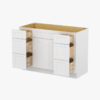 Freestanding Recessed Panel Vanity Cabinet Base for Custom Sink Countertop