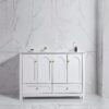 Classic Farmhouse White Bathroom Vanity with Ample Storage for Master Bath Remodel