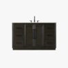 6 Transitional Herringbone Single Sink Bathroom Vanity with Full Soft-Close Hardware & Solid Wood Drawer Boxes