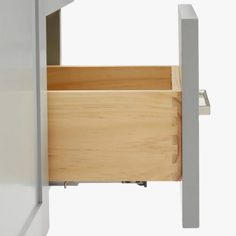 Transitional Shaker Bathroom Vanity with Soft Close Drawers & Spacious Cabinet Storage