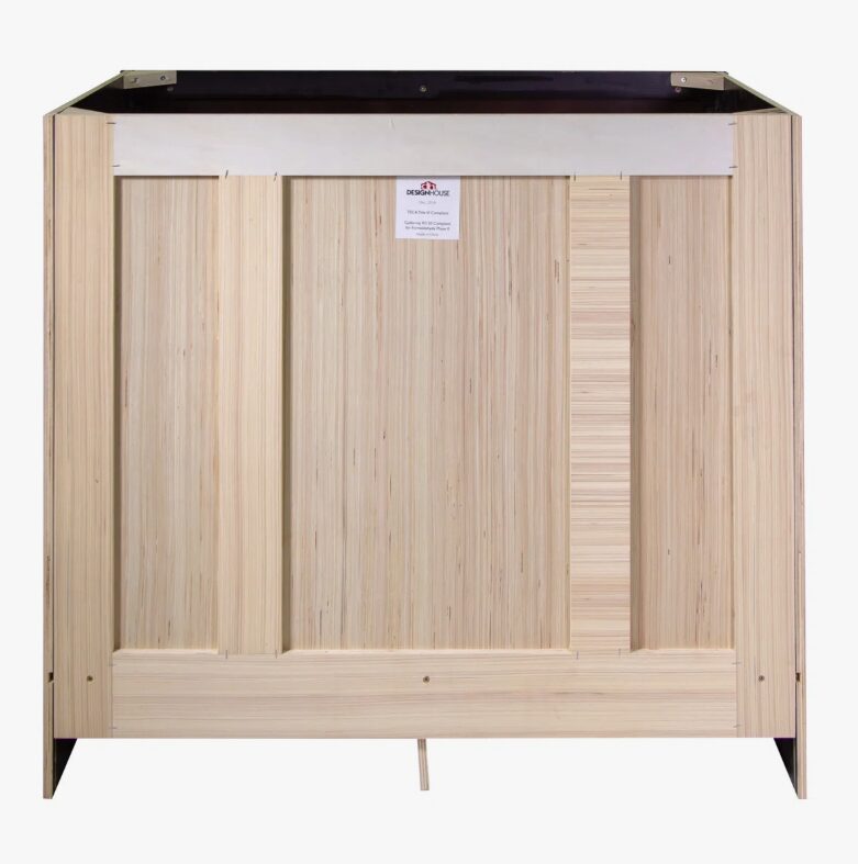 Classic Shaker Espresso Bathroom Vanity Soft Close Drawers Spacious Organized Storage