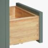6 Modern Sage Green Vanity Base with Dovetail Drawers for Farmhouse & Coastal Bath Renovation