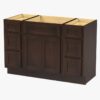 7 Espresso Shaker Vanity Base Cabinet with Large Soft-Close Storage Drawers