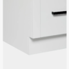 Minimalist White Wood Bathroom Vanity with Full Soft-Close Hardware & Solid Pine Drawer Boxes