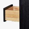 7 Rustic Black Oak Bathroom Vanity with Full Soft-Close Slides & Spacious Classified Storage