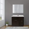 Classic Shaker Espresso Bathroom Vanity Soft Close Drawers Spacious Organized Storage