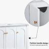 Classic Farmhouse White Bathroom Vanity with Ample Storage for Master Bath Remodel