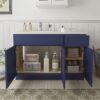 9 Freestanding Recessed Panel Vanity Base for Custom Sink Countertop