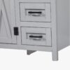 9 Modern Farmhouse Grey Single Vanity with Massive Drawer Storage for Guest & Main Bath