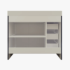 Luxury Gloss Navy Vanity Cabinet with Soft-Close Storage for Modern Bathroom Renovation